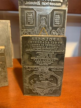 Lotto di antiche matrici xilografiche meta 800