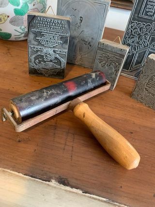 Lotto di antiche matrici xilografiche meta 800