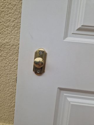 Puerta madera blanca