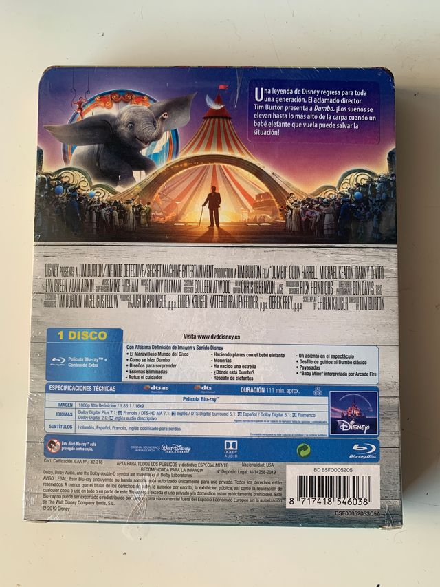 Dumbo Steelbook BLURAY ES