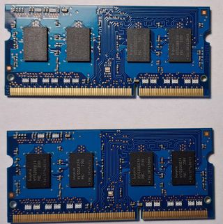 Memoria para portátil 2x2GB Hynix 1Rx8 PC-12800S