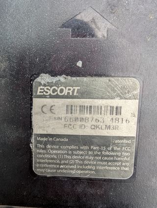 Detector Radar Escort 9500ci MTR