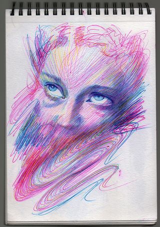 Estudio 20 Original dibujo a bolígrafo