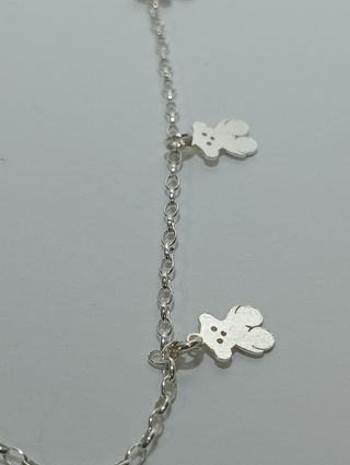 Collar ositos plata de ley 925.