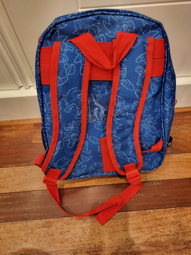 Mochila escolar sonic