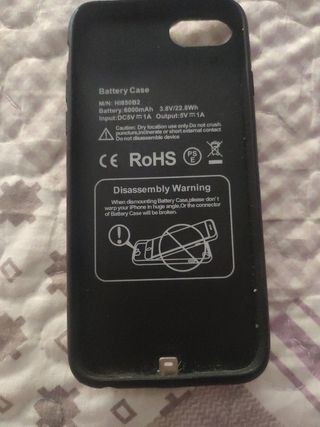 Custodia con batteria per Iphone 6S