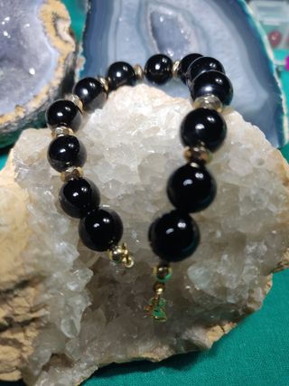 PULSERA ONIX Y OJO DE TIGRE