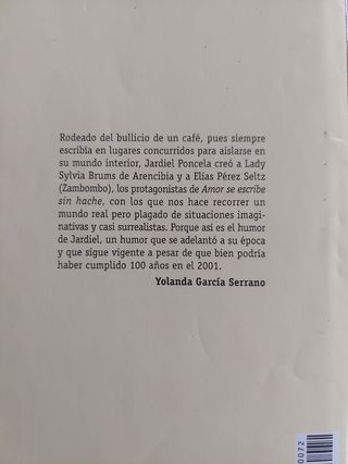 Libro Amor se escribe sin hache