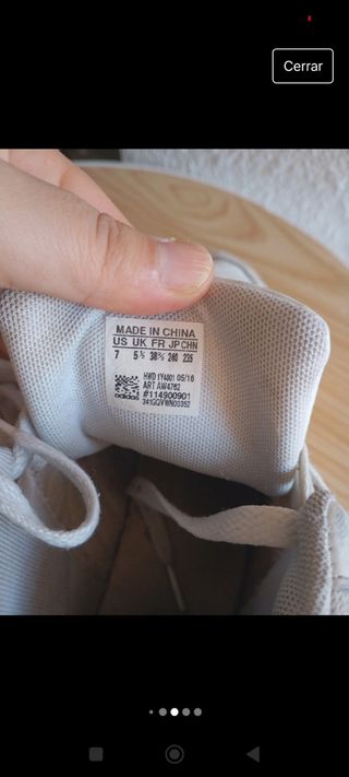 Zapatillas Adidas blancas 39