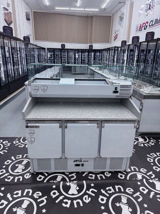 MESA REFRIGERADA PARA PREPARACION DE PIZZA