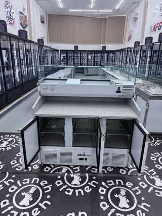 MESA REFRIGERADA PARA PREPARACION DE PIZZA