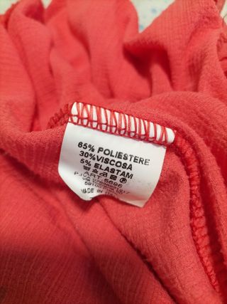 Camiseta coral
