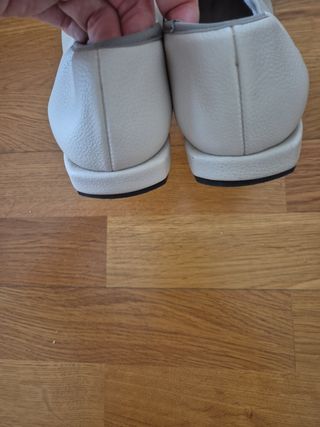 Oferta!Bailarinas Twist Lolas en beige con gris