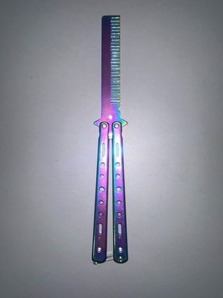 Cuchillo Mariposa Peine para practicar