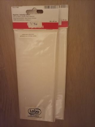 Fieltro y lana para plancha adhesiva por 2 caras