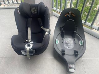 Silla de coche, base giro 360 y huevito extensible