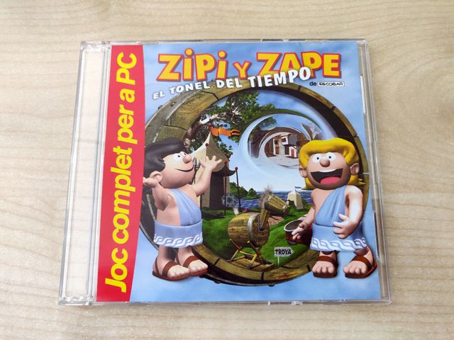 ZIPI Y ZAPE EL TONEL DEL TIEMPO. Juego de PC.
