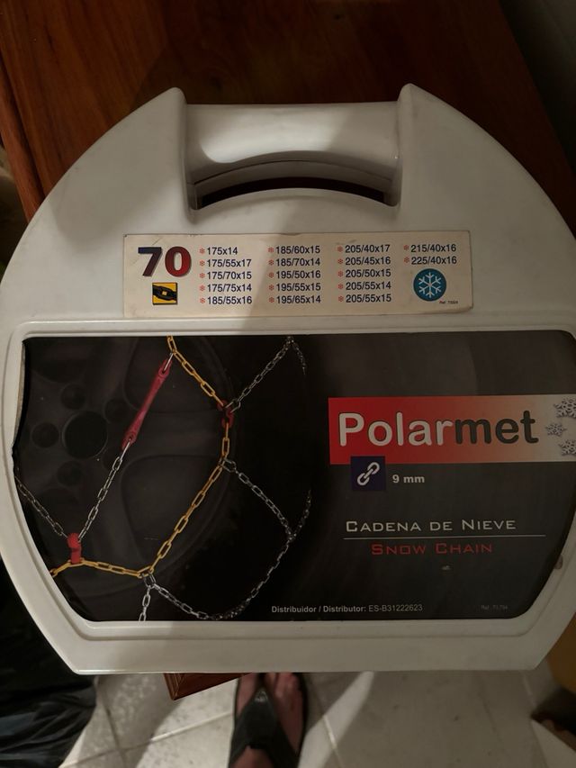 Cadenas para nieve coche