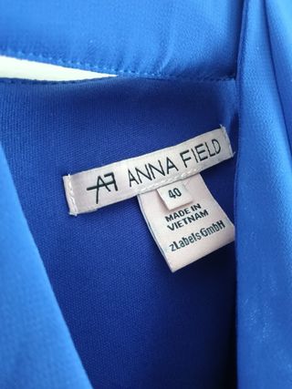 Vestido fiesta Anna Field azul