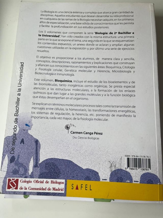 Libros de biología 2° de bachillerato