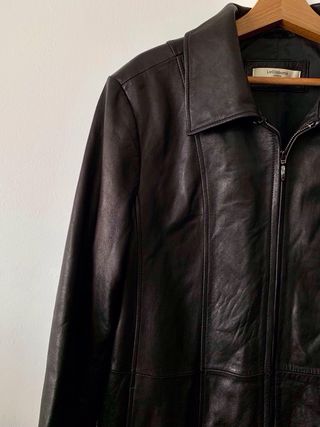 Cazadora piel Liz Claiborne, T-L