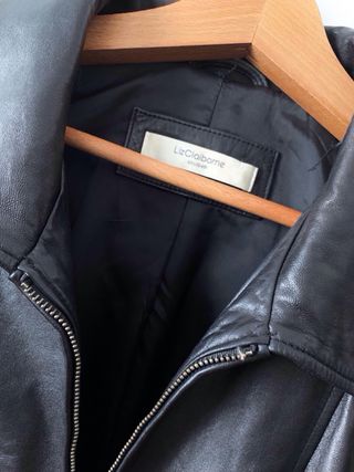 Cazadora piel Liz Claiborne, T-L