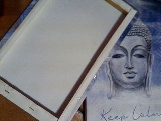 3 cornici Zen-statuetta Buddha 