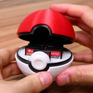Poké ball Organizador de Juegos Nintendo Switch