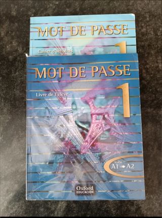 LIBRO DE FRANCÉS Y CUADERNO DE TRABAJO