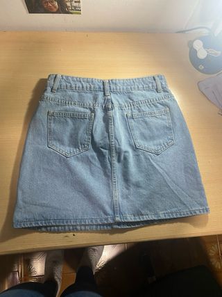 falda de shein vaquera