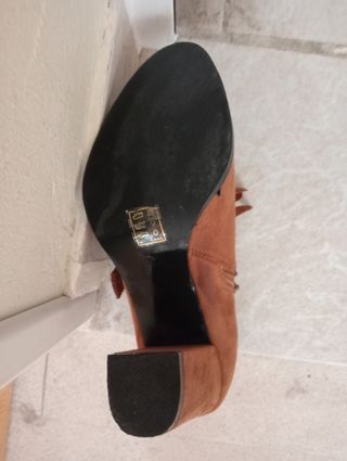 Zapatos mujer piel antelina 