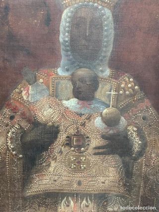 OLIO VERGINE DEL SAGRARIUM DI TOLEDO XVII SECOLO