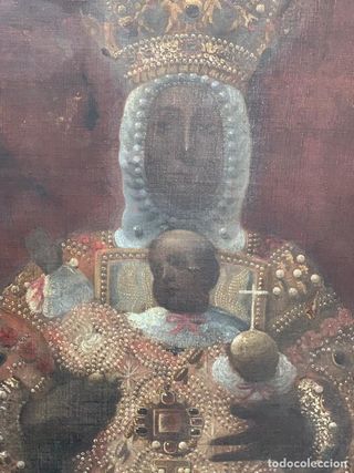 OLIO VERGINE DEL SAGRARIUM DI TOLEDO XVII SECOLO