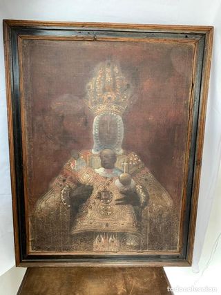 OLIO VERGINE DEL SAGRARIUM DI TOLEDO XVII SECOLO