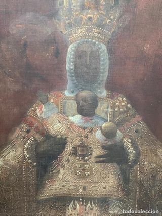 OLIO VERGINE DEL SAGRARIUM DI TOLEDO XVII SECOLO