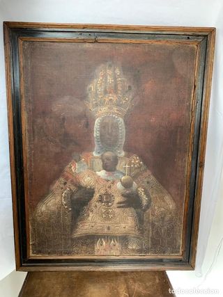 OLIO VERGINE DEL SAGRARIUM DI TOLEDO XVII SECOLO