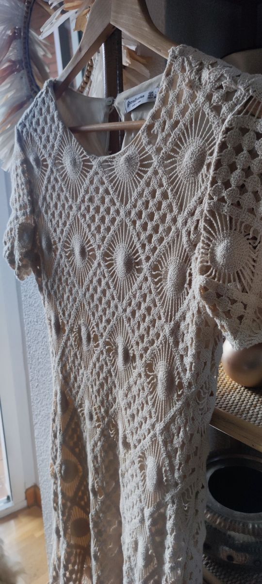 Vestido calado mujer