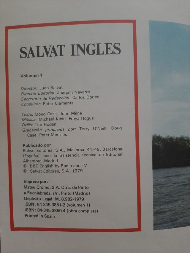 Colección curso inglés antigua Salvat Cassell