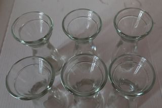 Bicchierini vintage trasparenti