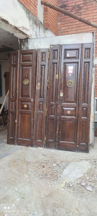 Puertas de exterior recuperadas
