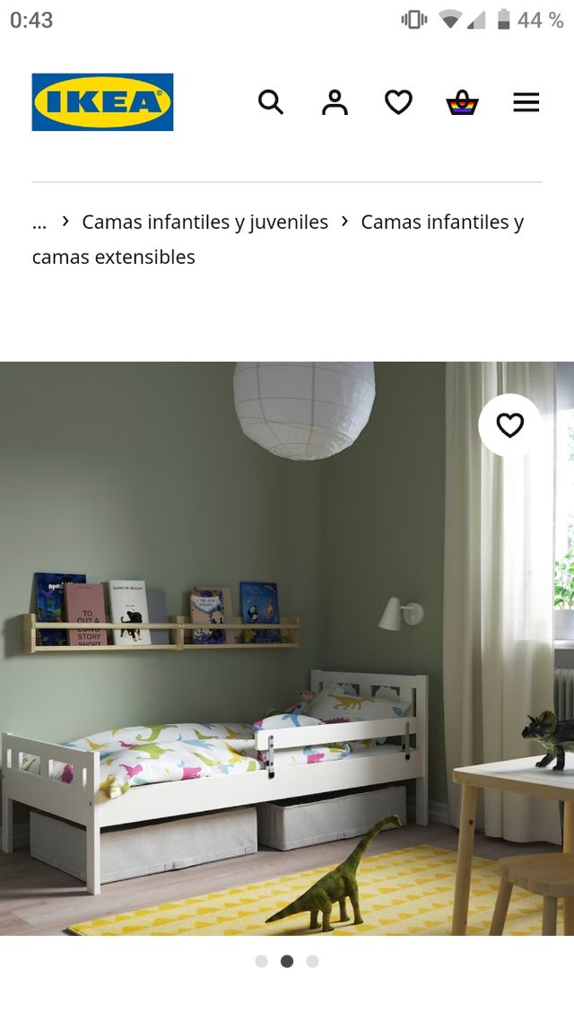 Cama infantil Kritter IKEA +colchón +protector
