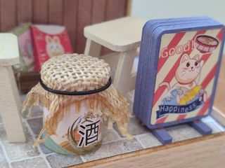 Sushi miniatura muñecas casita restaurante Japón