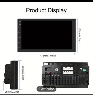 3 Radios GPS 7" 8"y 10" coche android 13