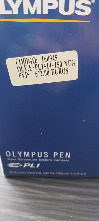 Camara Olymplus EPL1