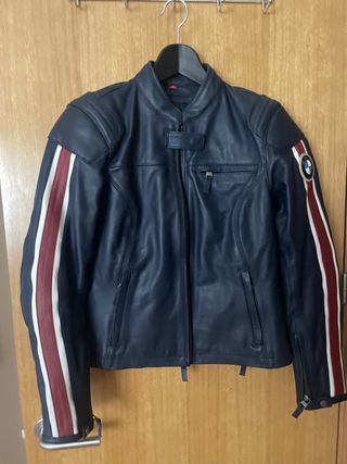 Chaqueta piel moto BMW