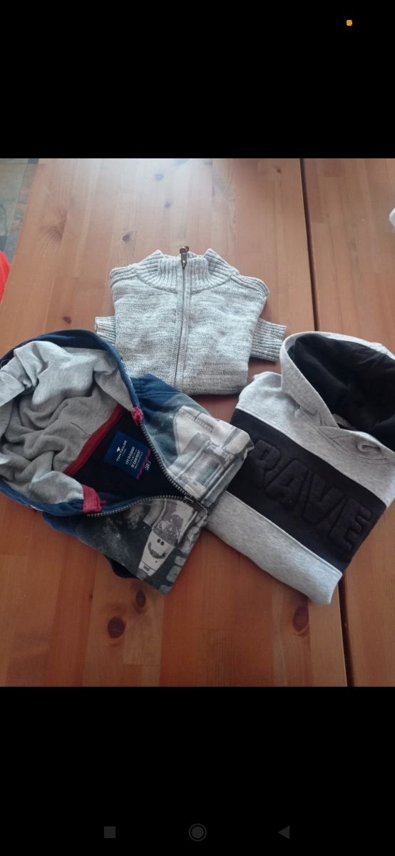 3 felpe maschio,4/5, vari marchi