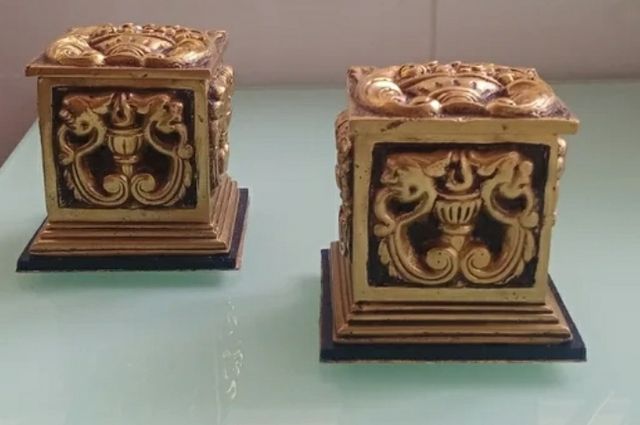 PAREJA DE TINTEROS ANTIQUISIMOS