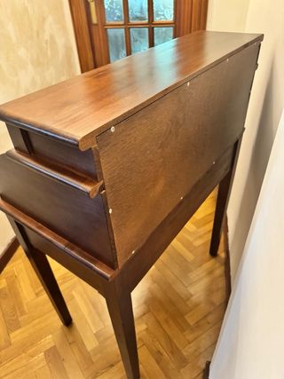Mueble buró vintage de persiana (pino macizo)