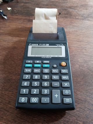 Calculadora impresora canon p1-de