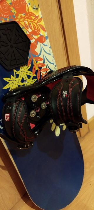 Tabla y botas snowboard